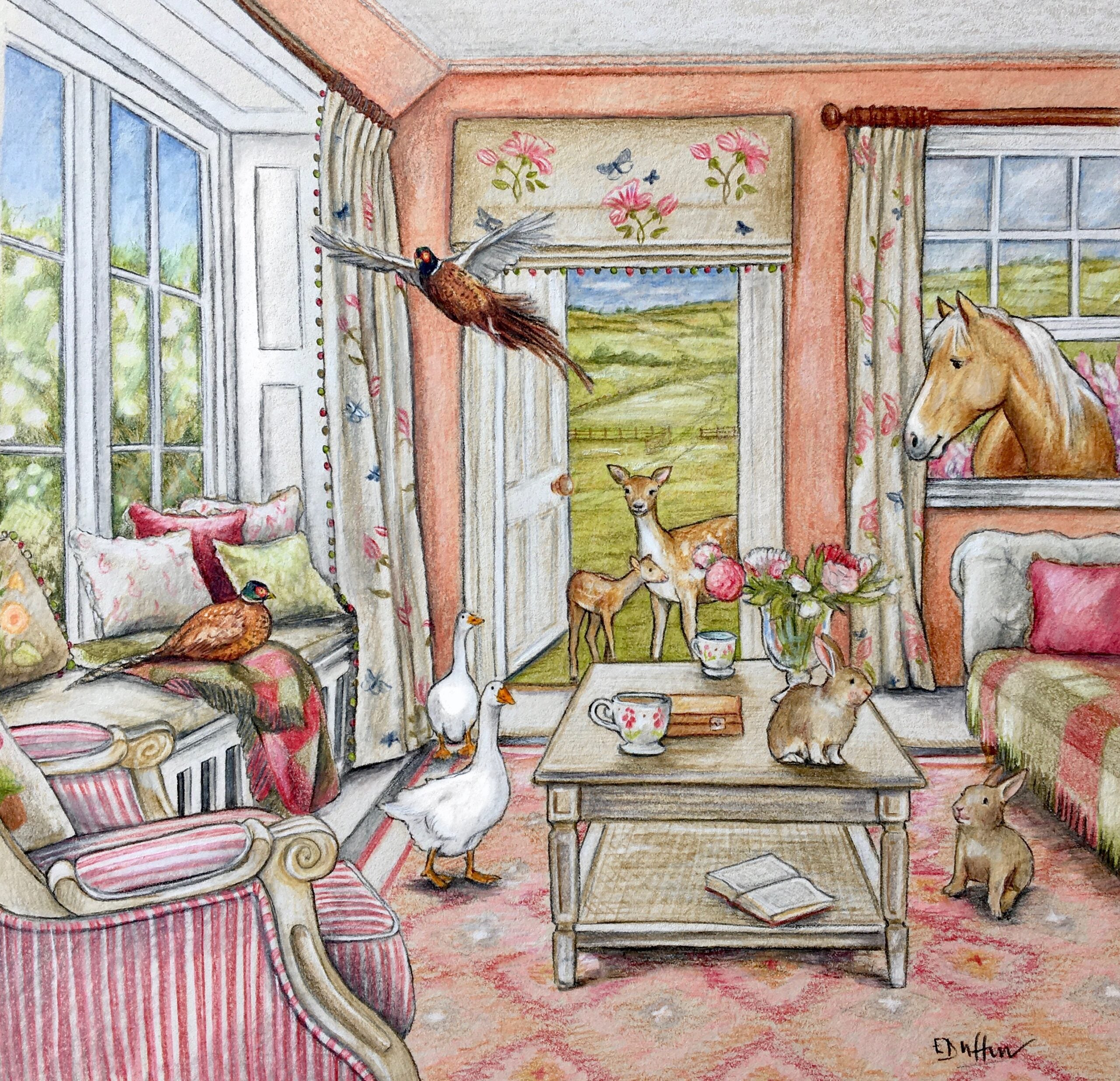 Emily Duffin Country Illustrations