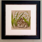 Little Bunny In Lily Of The Valley